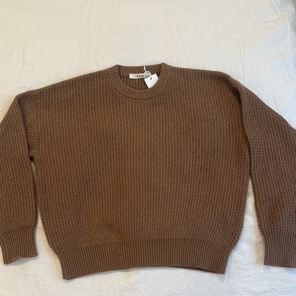 6397 Military Mesh Crewneck Sweater